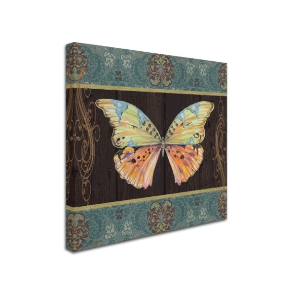 Jean Plout 'Butterflies 2' Canvas Art,18x18